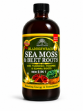 Bladderwrack Sea Moss & Beet Roots – 16 oz (5-in-1 Wellness & Energy Support)