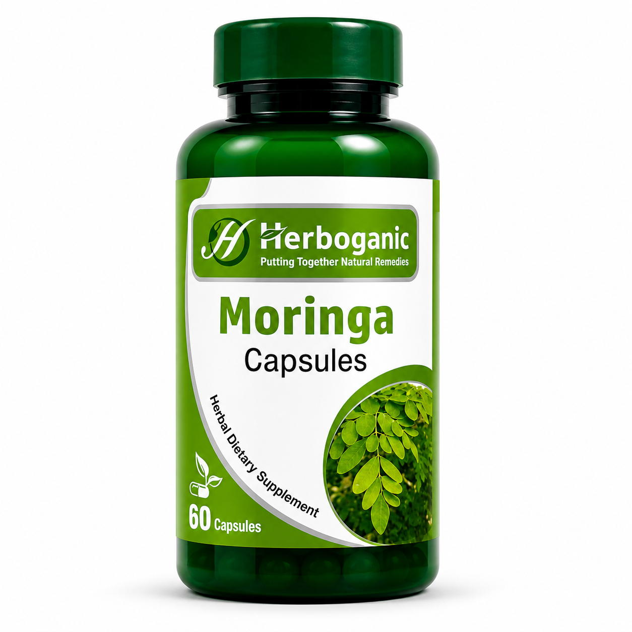Moringa Capsules – 60 Count (Daily Wellness & Nutrient Support)